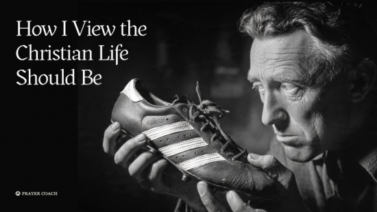 Adi Dassler holding cleat inspecting an adidas cleat