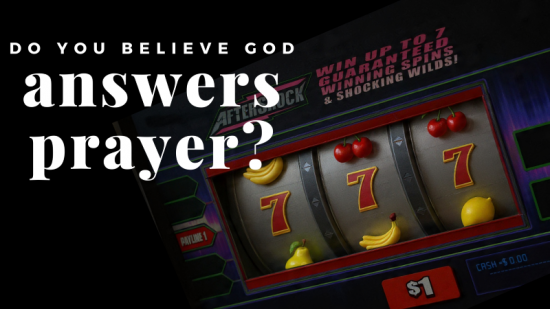 God answers prayers?