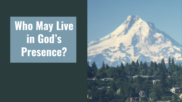 Live in the God's Presence