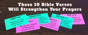 Bible Verses Strengthen Prayers