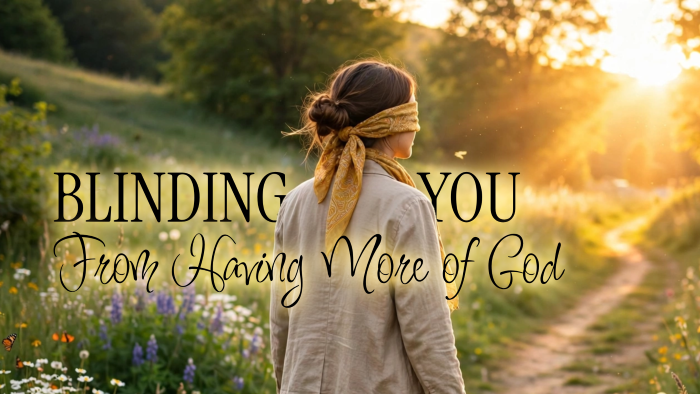 Blinding You to More of God
