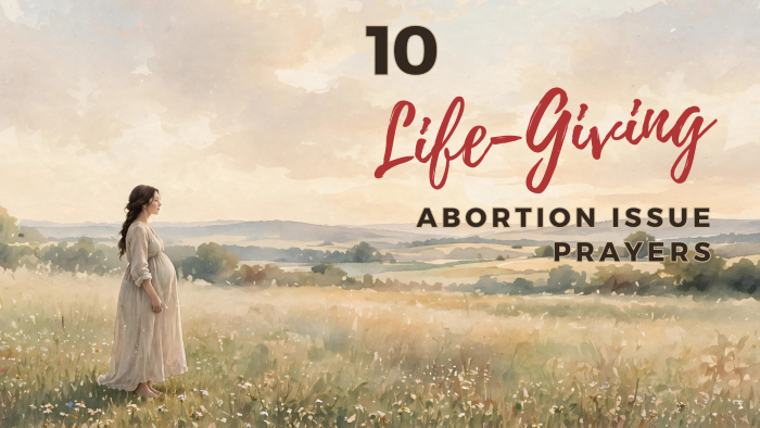 Prayers Regarding the Abortion Issue