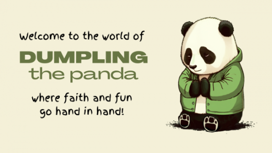 Christian children's book about panda